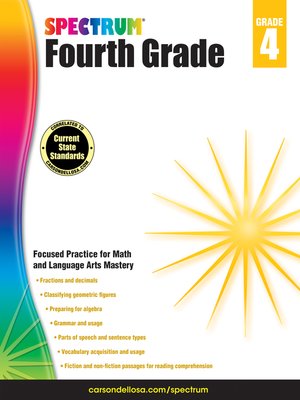 cover image of Spectrum Grade 4
